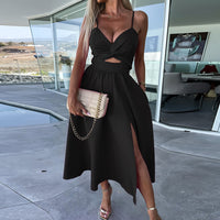 Chic Elegant Midi Kleid | Hochwertiges Material Für Formelle Anlässe Damenmode