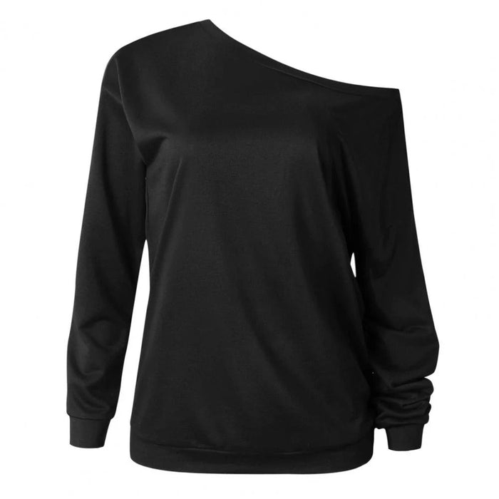 Élégant pull-over ample à épaules dégagées pour femmes - Beatrix