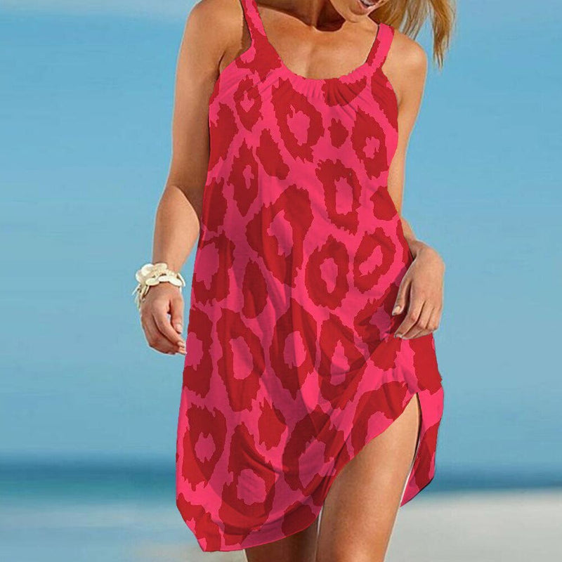 Robe d'été pour femmes Edna avec imprimé léopard tendance