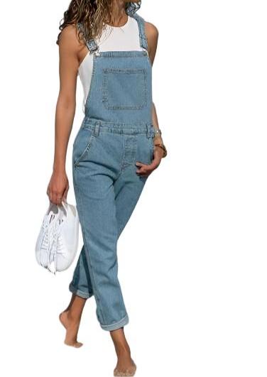 Salopette en jean pour femme - Salopette confortable pour un look décontracté et tendance