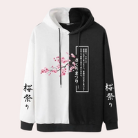 BRADLEY - Sweat à capuche imprimé tendance pour hommes