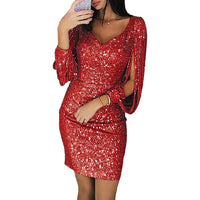 Vestige Midi de Lentejuelas para Mujeres - Ropa Nocturna Elegante y Glamourosa