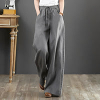 Pantalon à jambe large à la mode pour femmes - style lounge élégant pour un look quotidien stylé