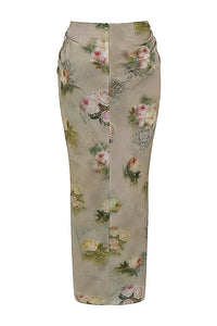 Robe longue florale élégante - Tenue de soirée chic pour femmes