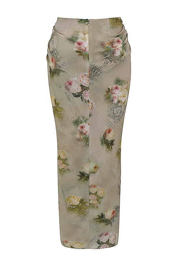 Robe longue florale élégante - Tenue de soirée chic pour femmes