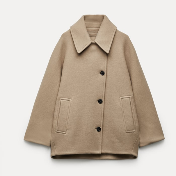 Florine™ Manteau en laine surdimensionné