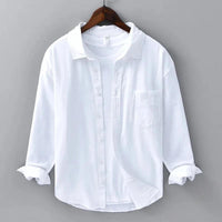 Chemise Homme Classique à Manches Longues - Style Décontracté à Boutons