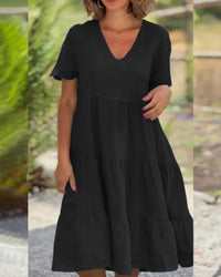 Chemise de nuit élégante et légère avec des ornements de couleur rose pour les femmes