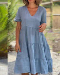Chemise de nuit élégante et légère avec des ornements de couleur rose pour les femmes