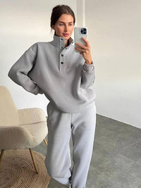 Confort ultime : jogging en polaire surdimensionné pour un look confortable et élégant