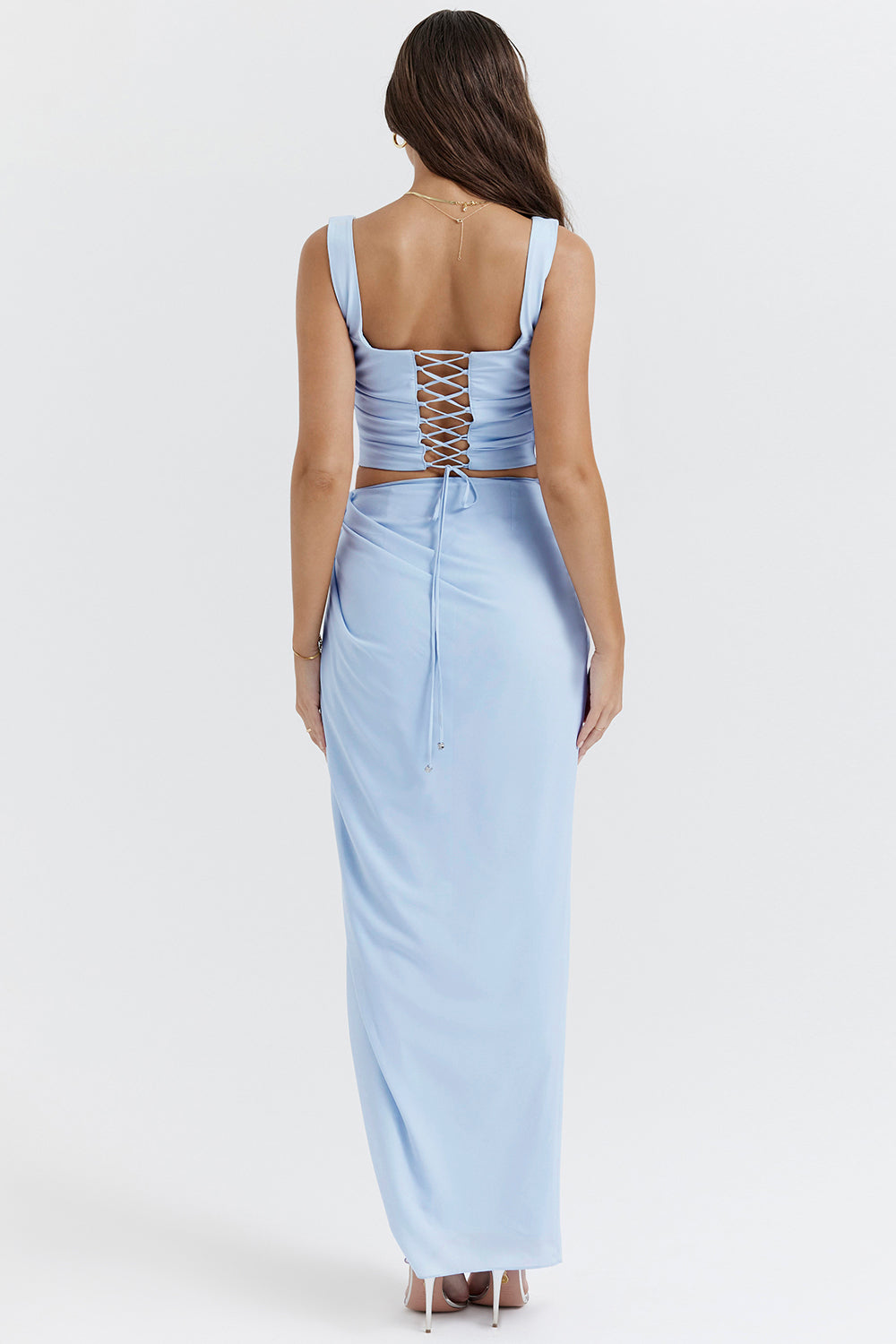 Robe longue élégante pour femmes avec découpes chics - parfaite pour les soirées