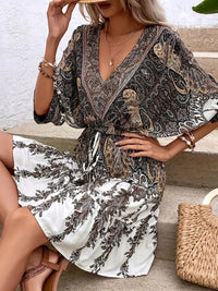 Robe élégante à manches courtes pour le printemps et l'été - Sanny