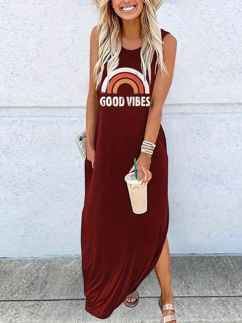 Robe Kurvige Good Vibes - Anja pour un look léger et positif