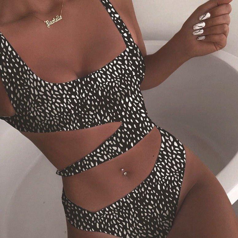 Maillot de bain une pièce push-up pour femmes